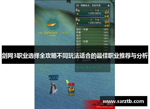 剑网3职业选择全攻略不同玩法适合的最佳职业推荐与分析